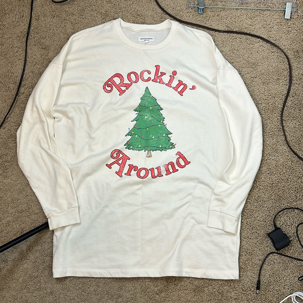 Grayson Threads Christmas sweatshirt sz medium